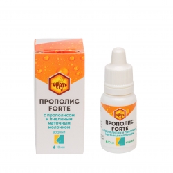 Прополис FORTE с маточным молочком, капли для носа и ушей